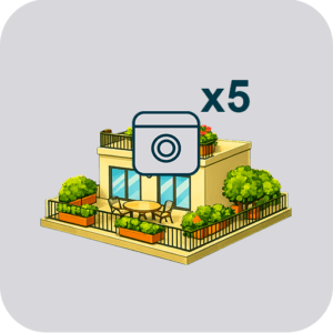 Balcon / Terrasse - Options - Visuel 3D bundle pack 5