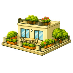 Balcon / Terrasse - Surface - 100-399 m²